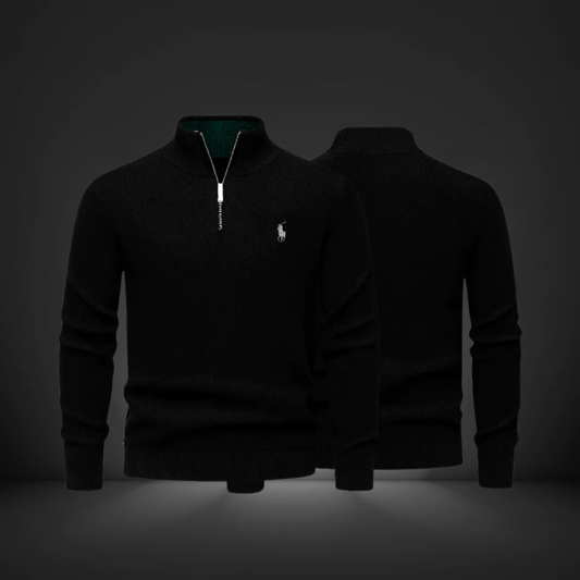 Pullover elegante con zip